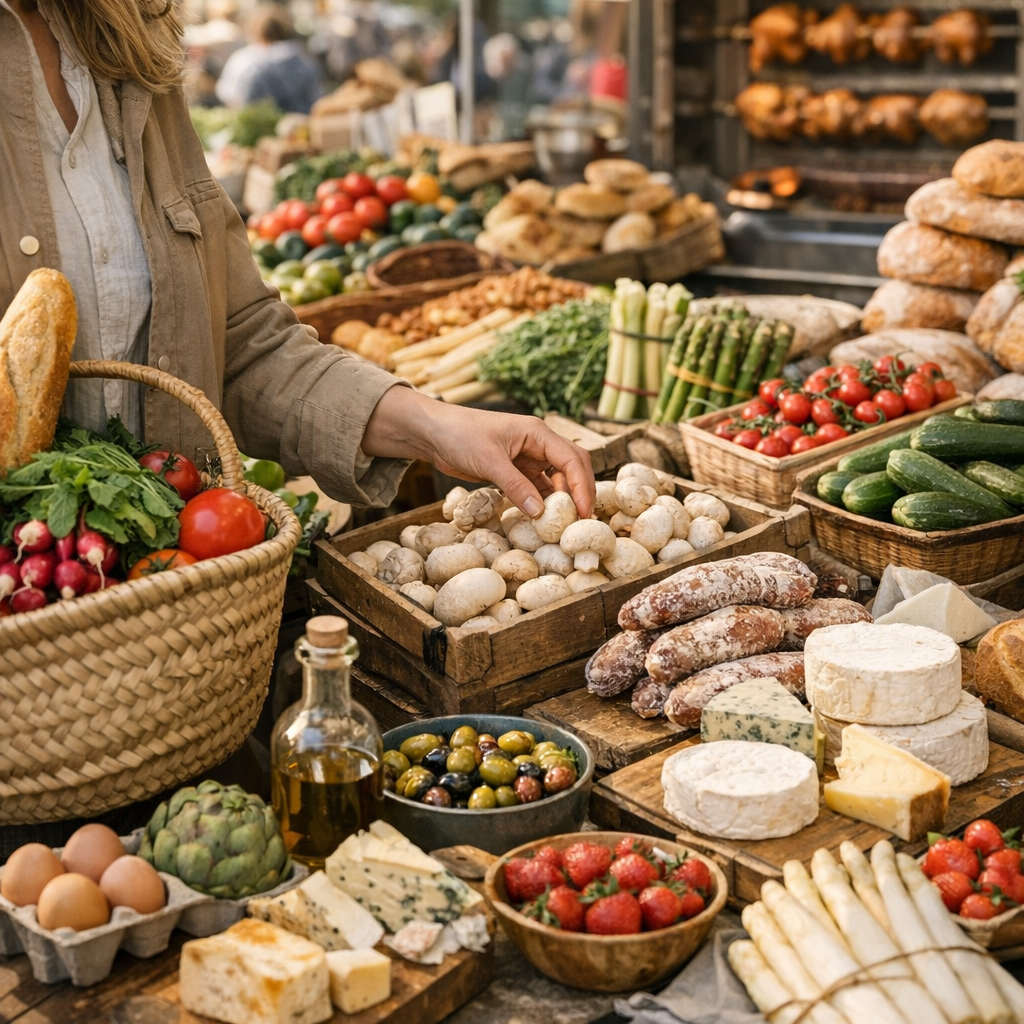 Que regarder au marché pour préparer un vrai bon déjeuner
