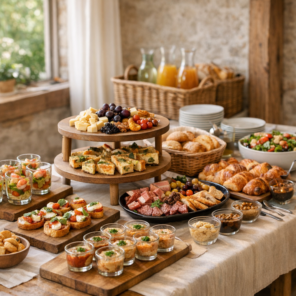 Construire un buffet lisible et fluide