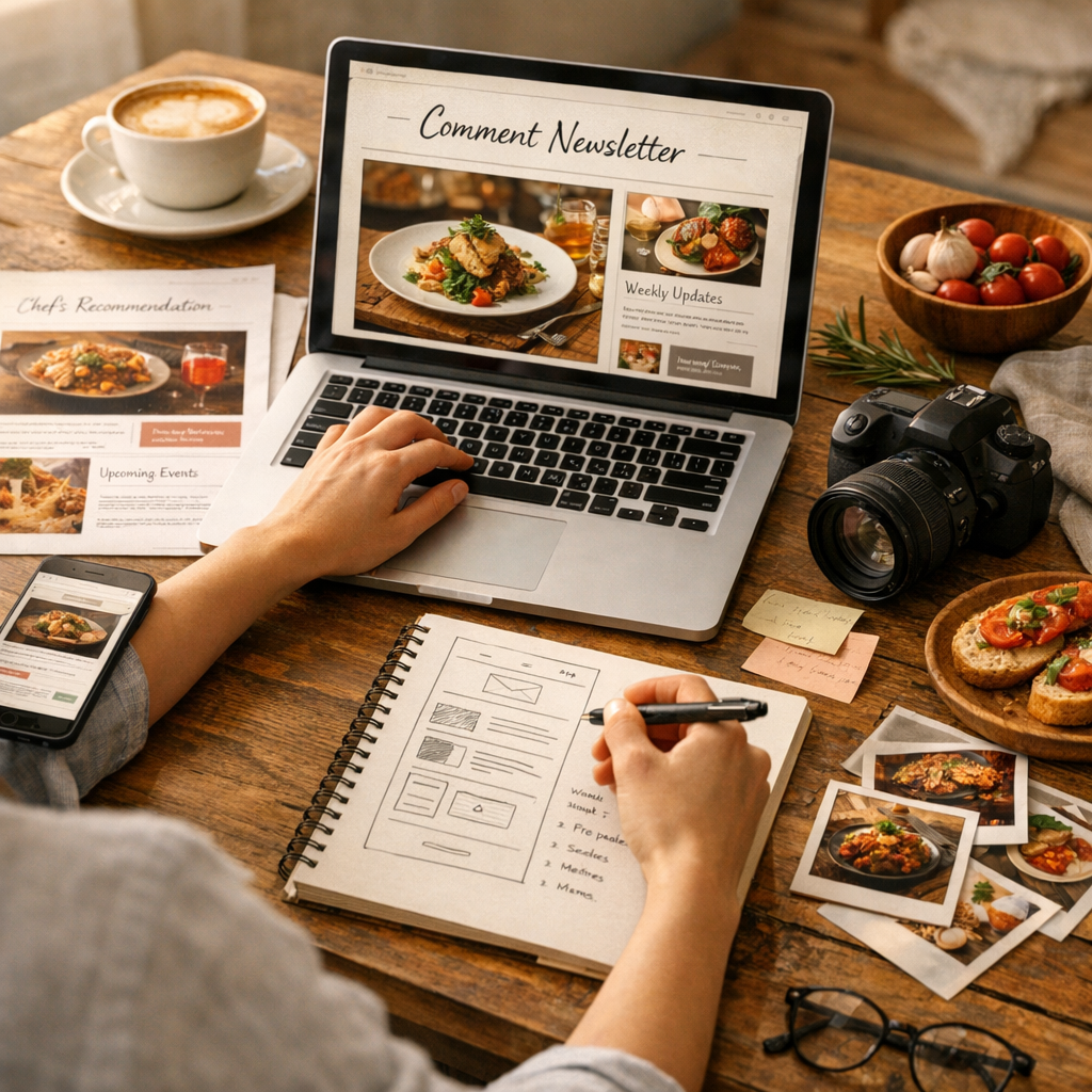 Comment construire une newsletter restaurant de A à Z