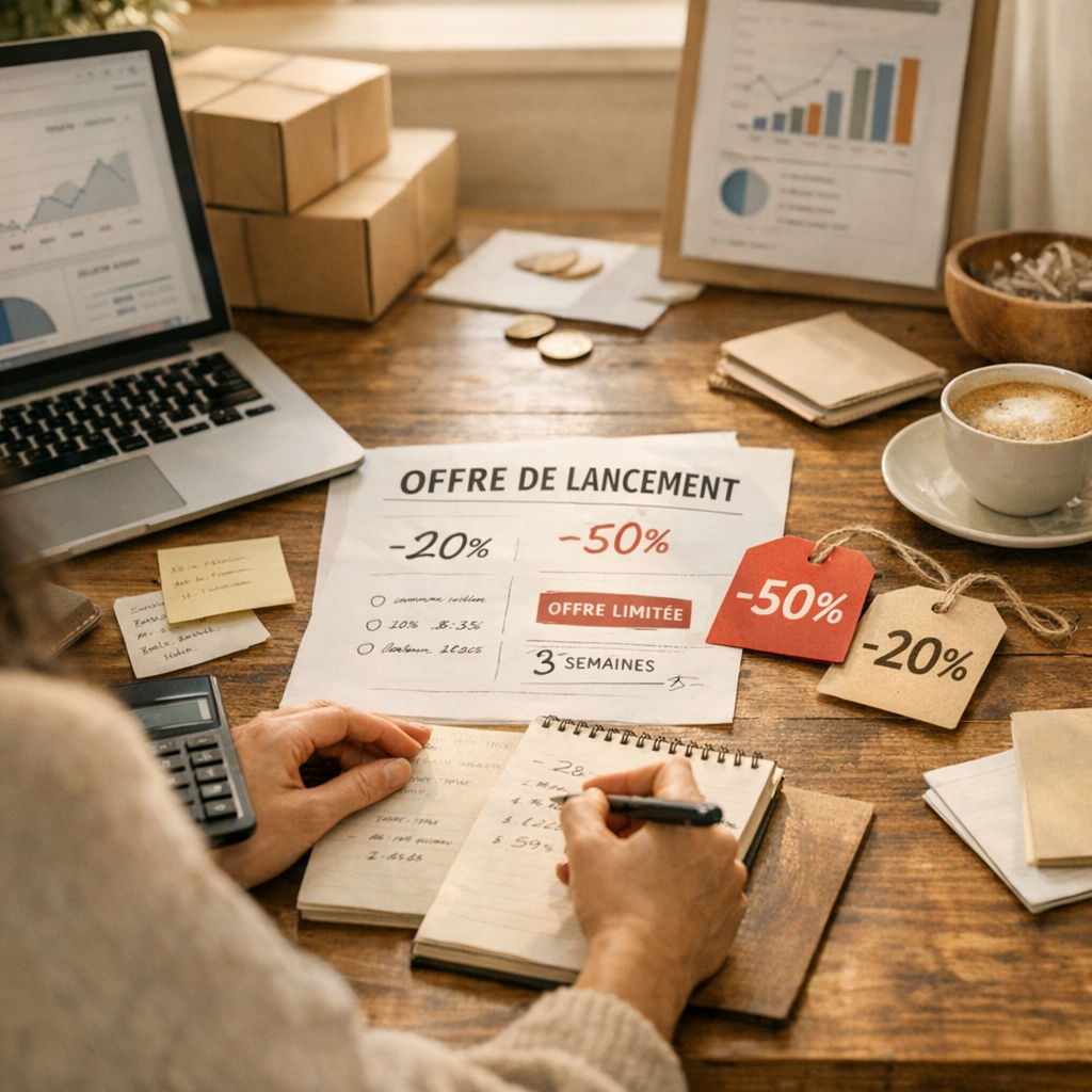 Définir une offre de lancement courte, lisible et rentable