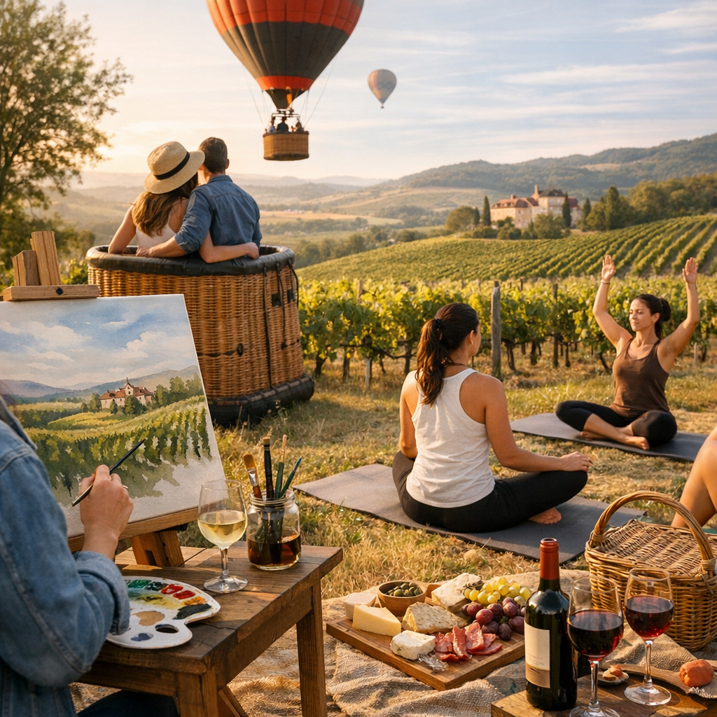 Les idées de loisirs autour du vin qui changent de la dégustation classique