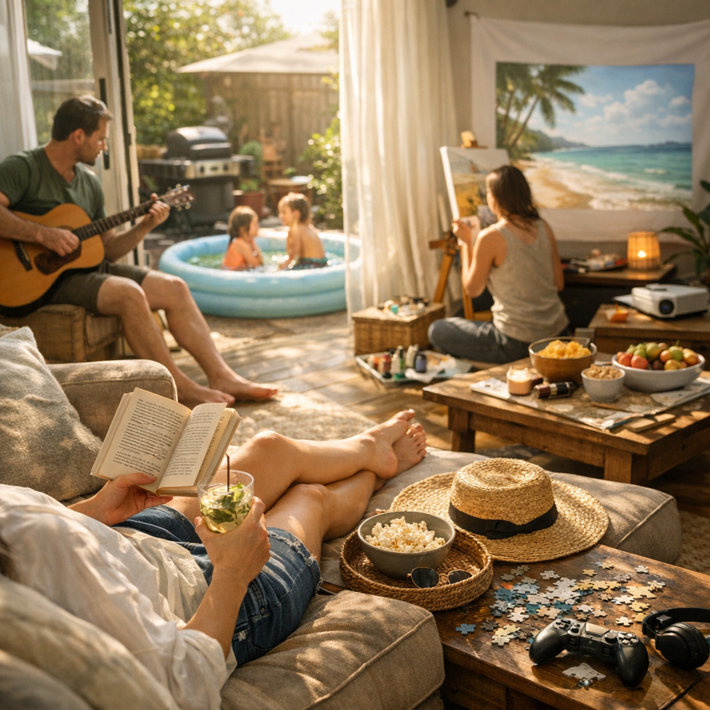 Les loisirs de vacances à la maison qui fonctionnent vraiment