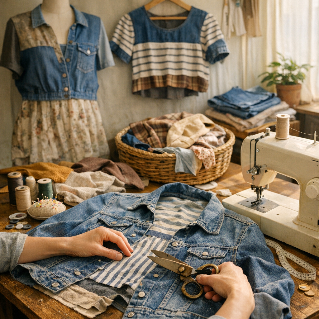 Comment faire des vêtements avec des vieux ? Une méthode simple pour transformer moins, mais mieux