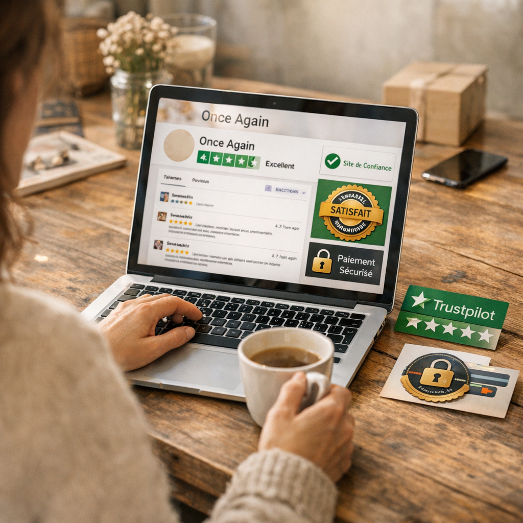 Once Again avis : que disent Trustpilot et les signaux de confiance visibles ?