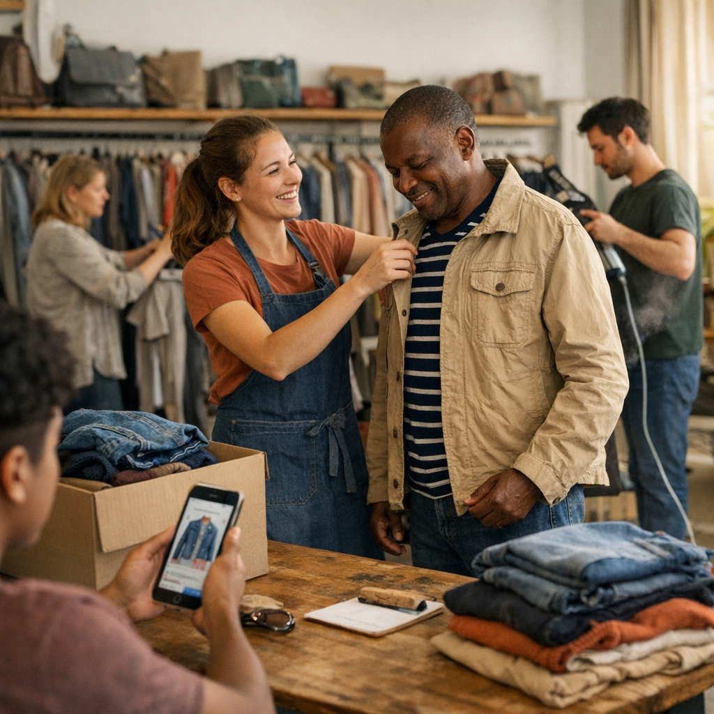 Du smartphone à la boutique : quand la seconde main sert aussi l’insertion