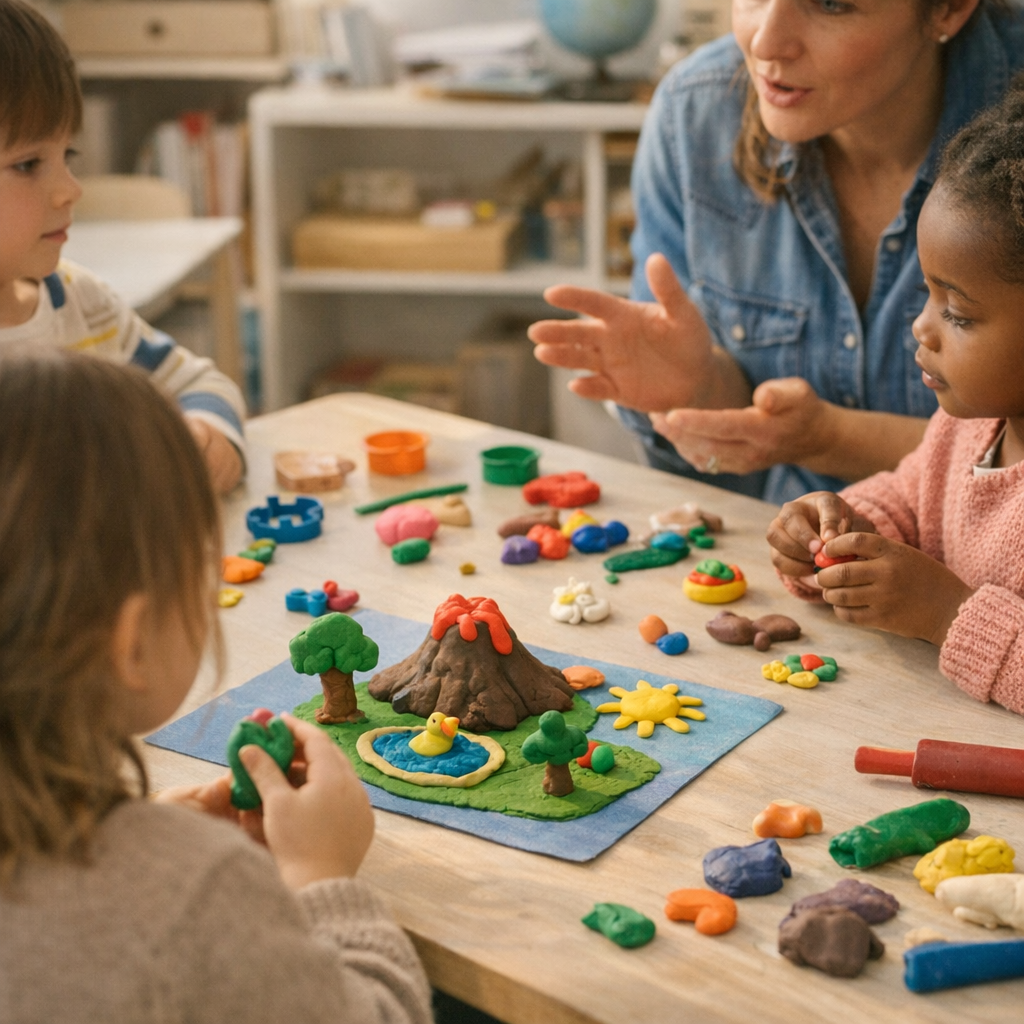 Comment transformer un atelier pâte à modeler en activité d’exploration ou de discussion