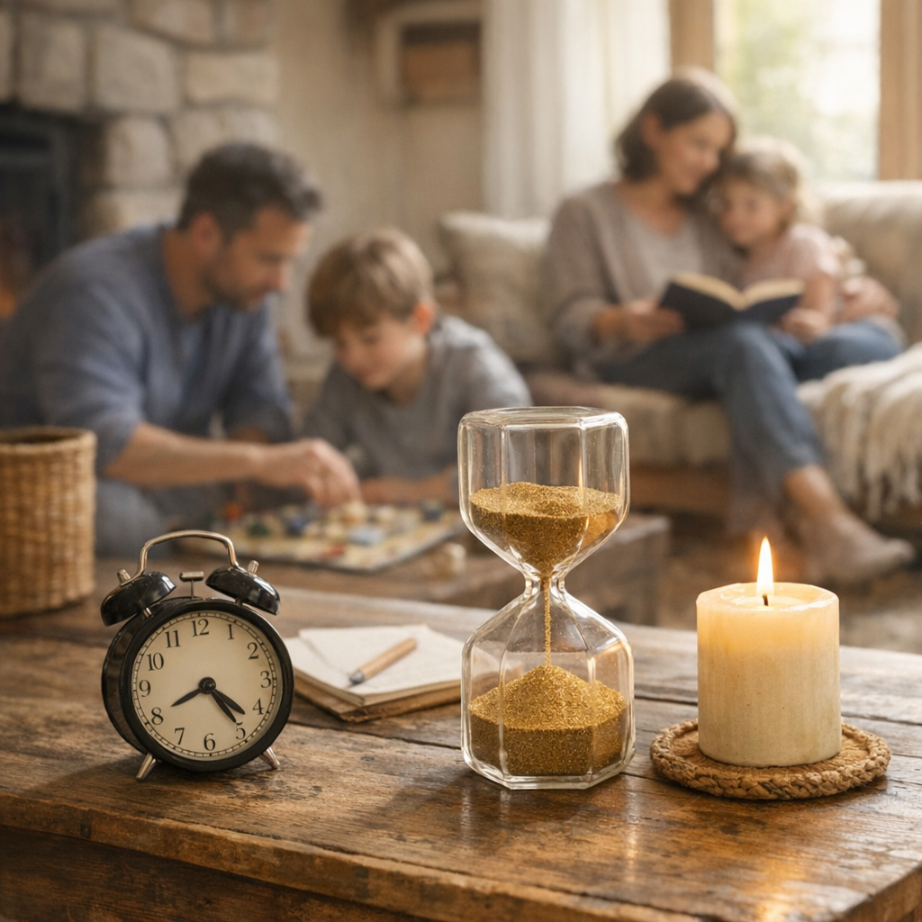 Une méthode douce pour recréer des frontières de temps crédibles en famille
