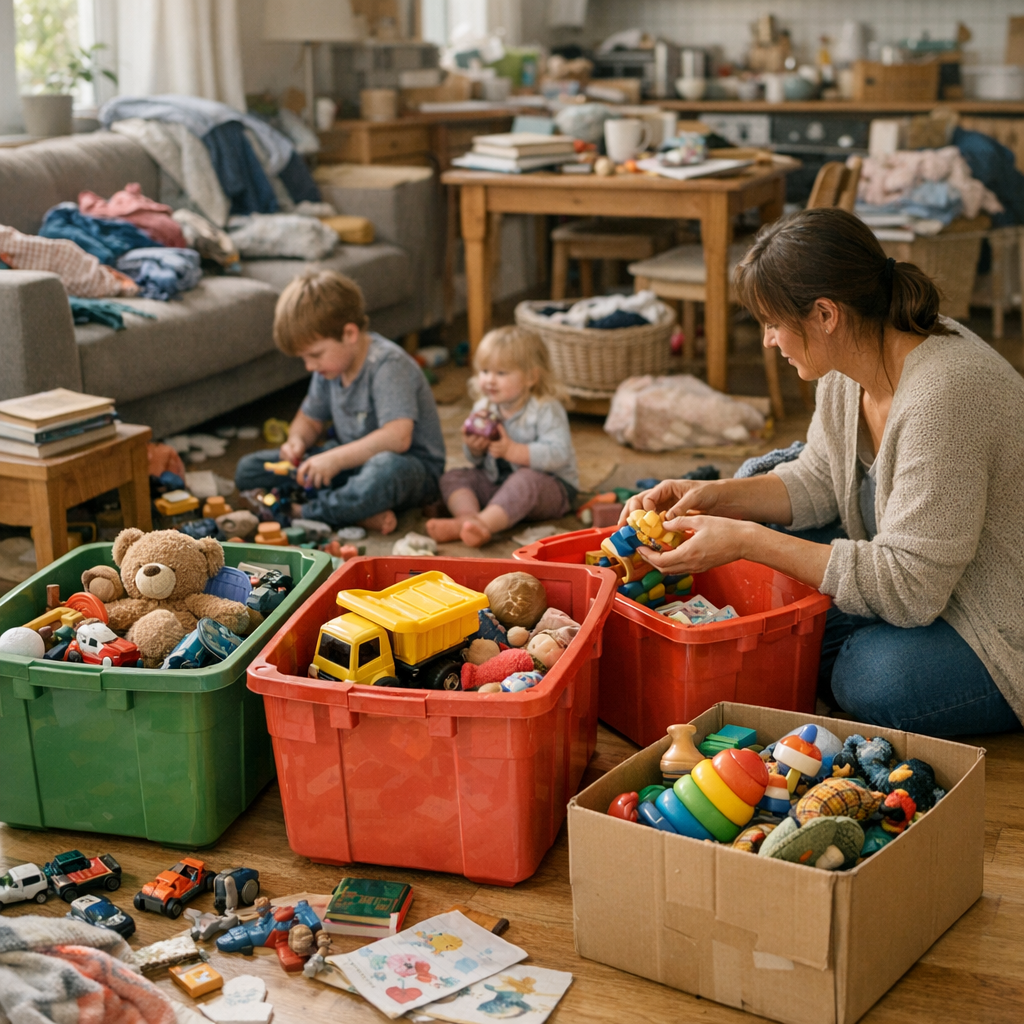 Faut-il prévoir un tri séparé uniquement pour les jouets quand toute la maison est encombrée ?