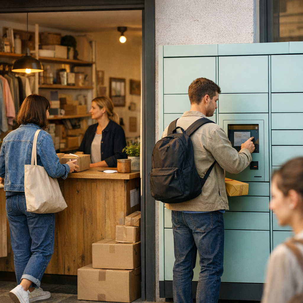 Quand un lieu est présenté comme « Vinted Go parcel shop », s’agit-il d’une boutique, d’une consigne, ou des deux ?