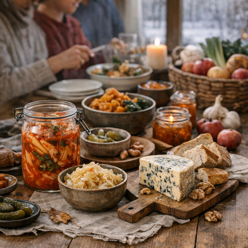 Kimchi, roquefort et autres alliés de l’hiver: quand le territoire continue après la récolte