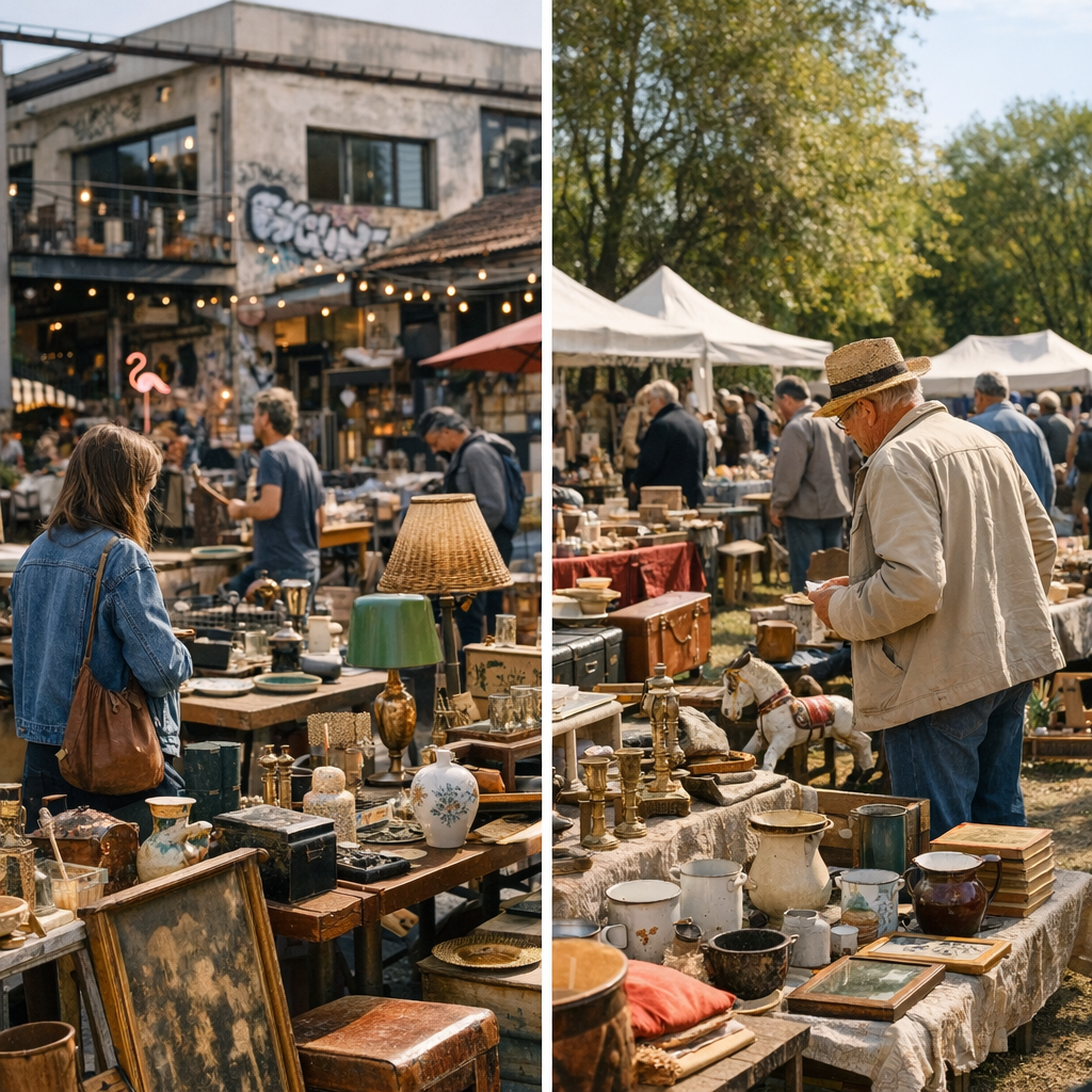 Marché du Lez ou Saussan : deux brocantes de Montpellier qui ne servent pas le même usage