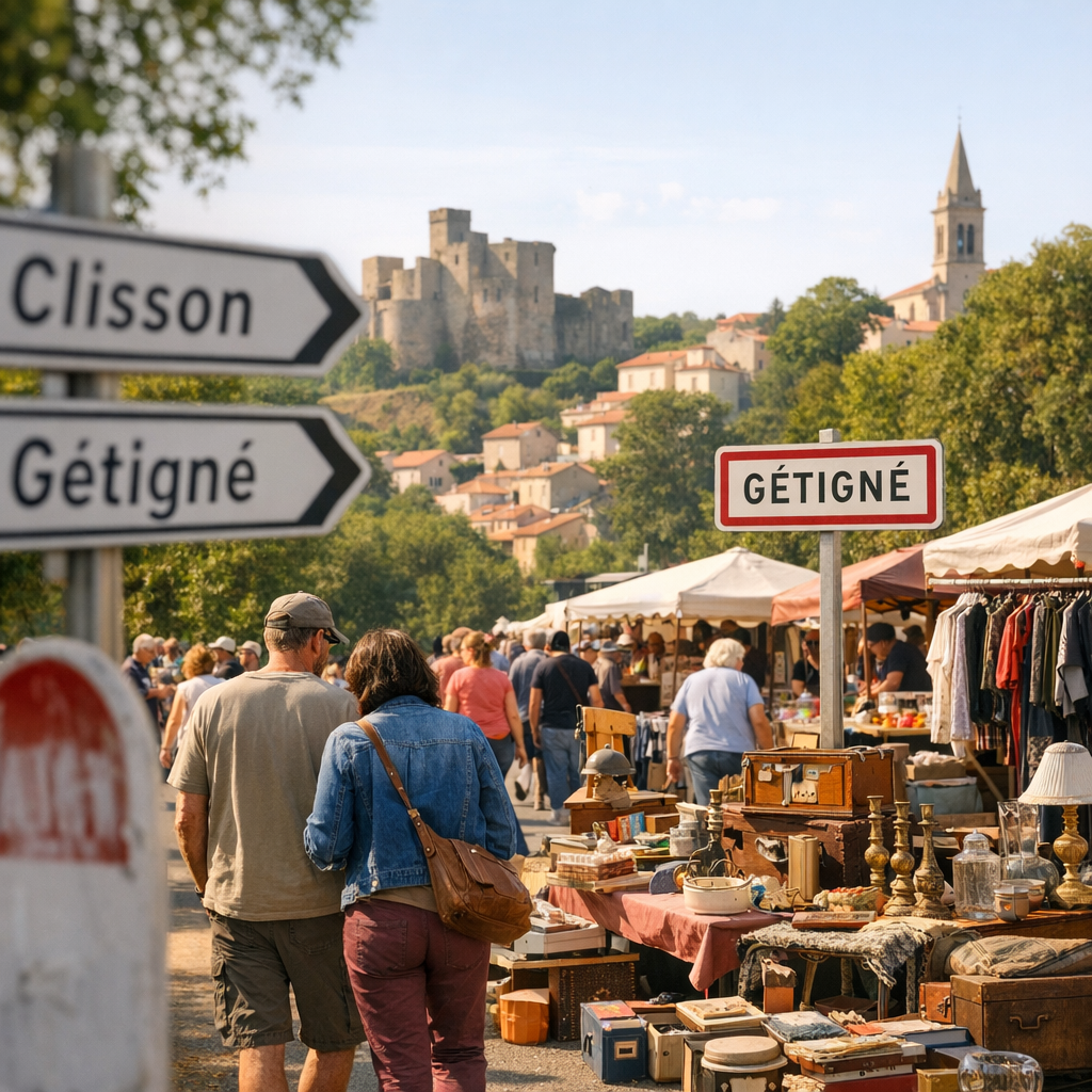 Pourquoi Gétigné ressort autant quand on cherche un vide-grenier à Clisson