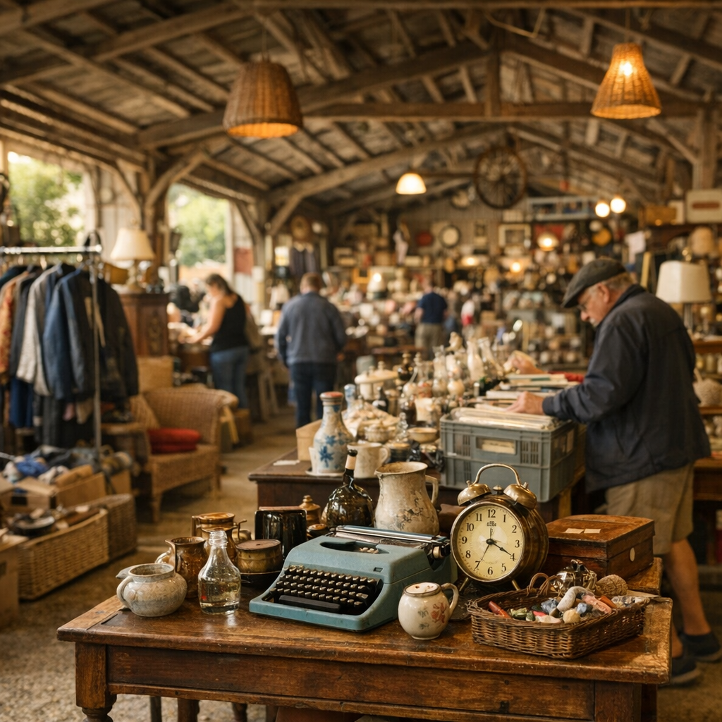 Où y a-t-il des brocantes dans les Landes quand on ne cherche pas seulement une date précise, mais aussi un lieu permane