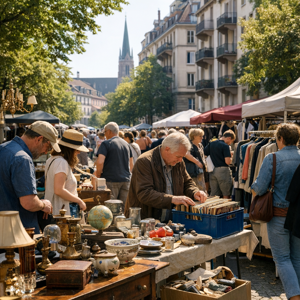 Vide-greniers et marchés aux puces : le niveau quartier à Strasbourg en 2022