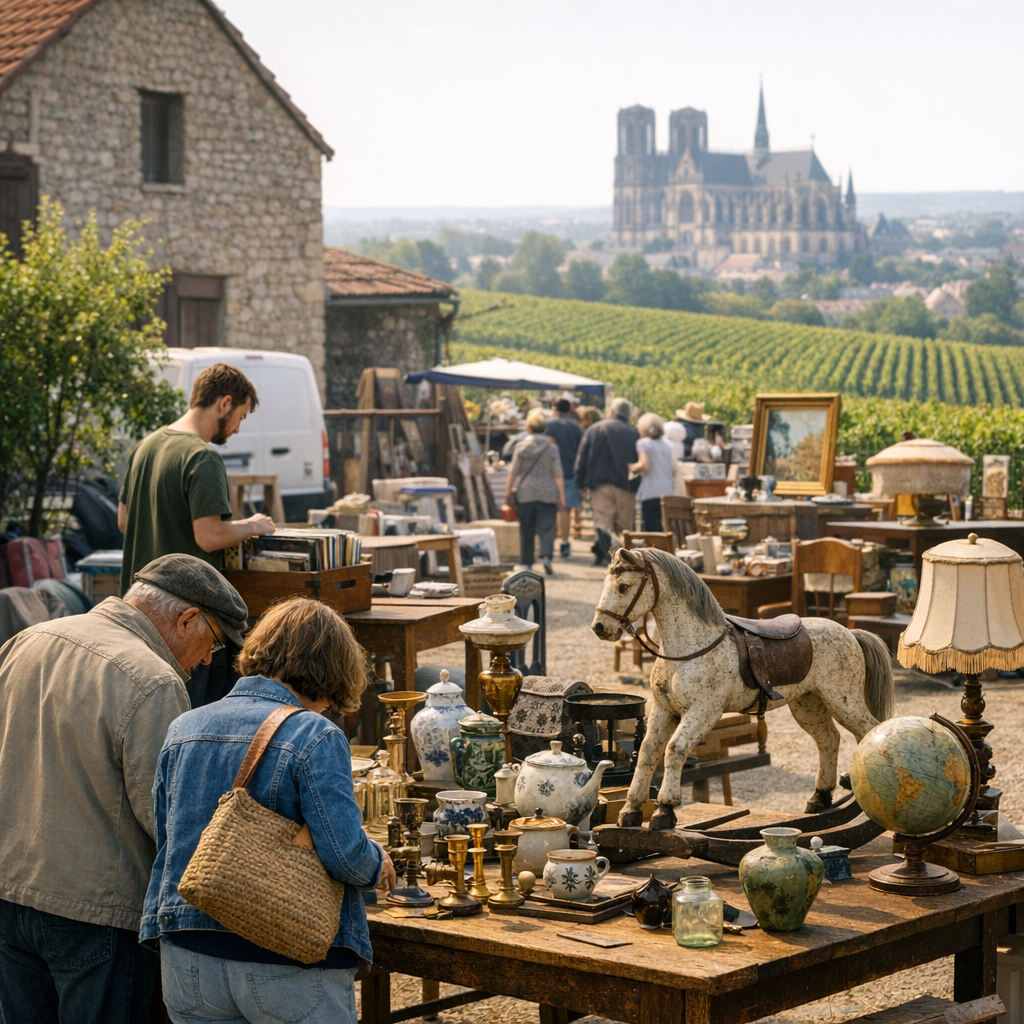 Reims et alentours : où chiner si aucune brocante n’est annoncée dans la ville même ce week-end ?