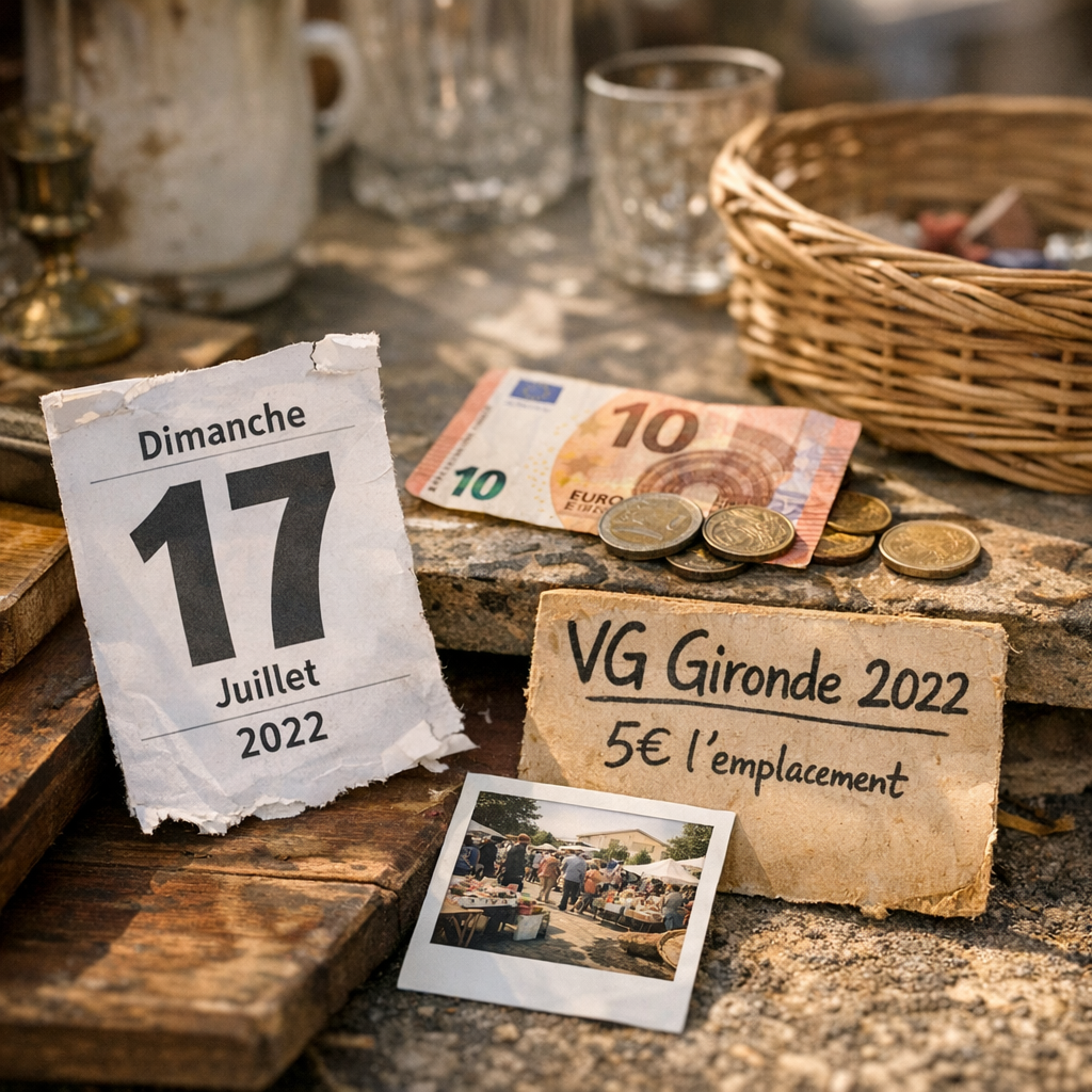 Trois indices concrets qui prouvent qu'un vide-grenier 2022 existait vraiment