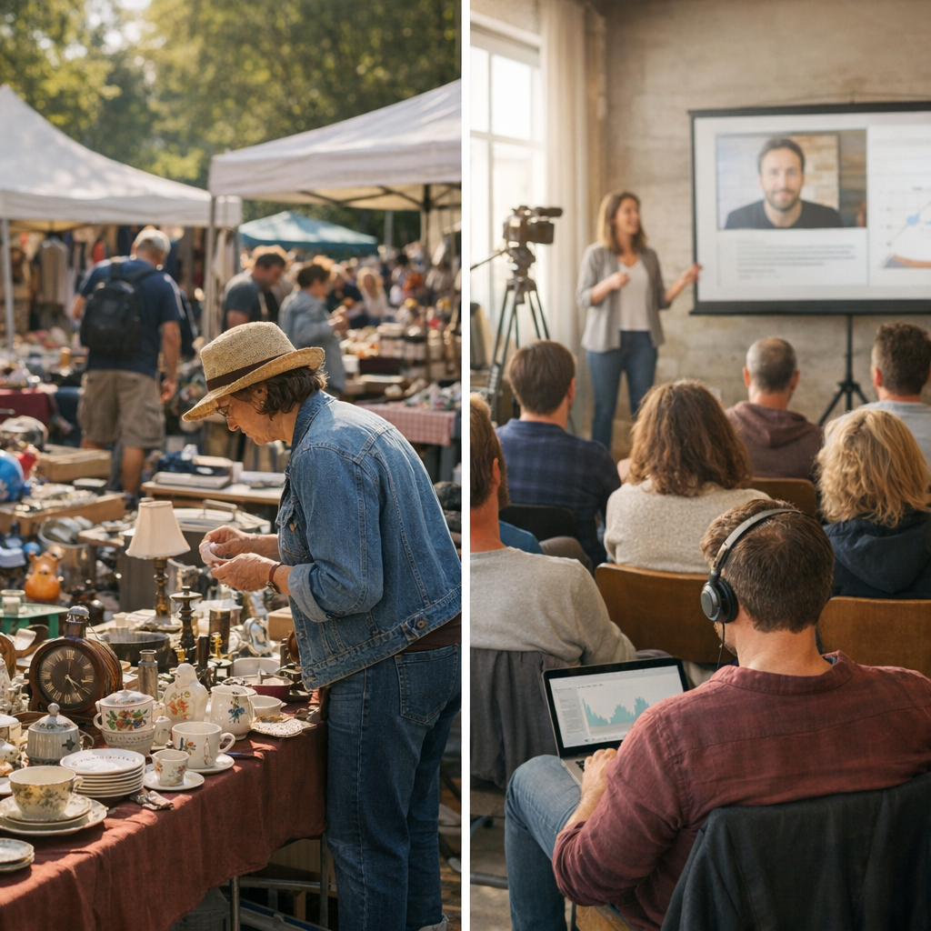 Samedi et dimanche : pourquoi les événements hybrides valent souvent mieux qu'une grosse brocante