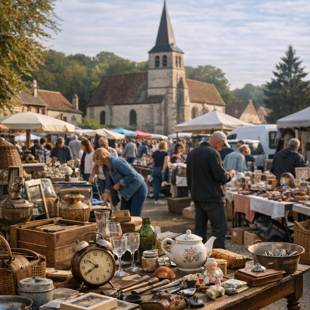 Où y a-t-il des brocantes dimanche dans l'Oise ?