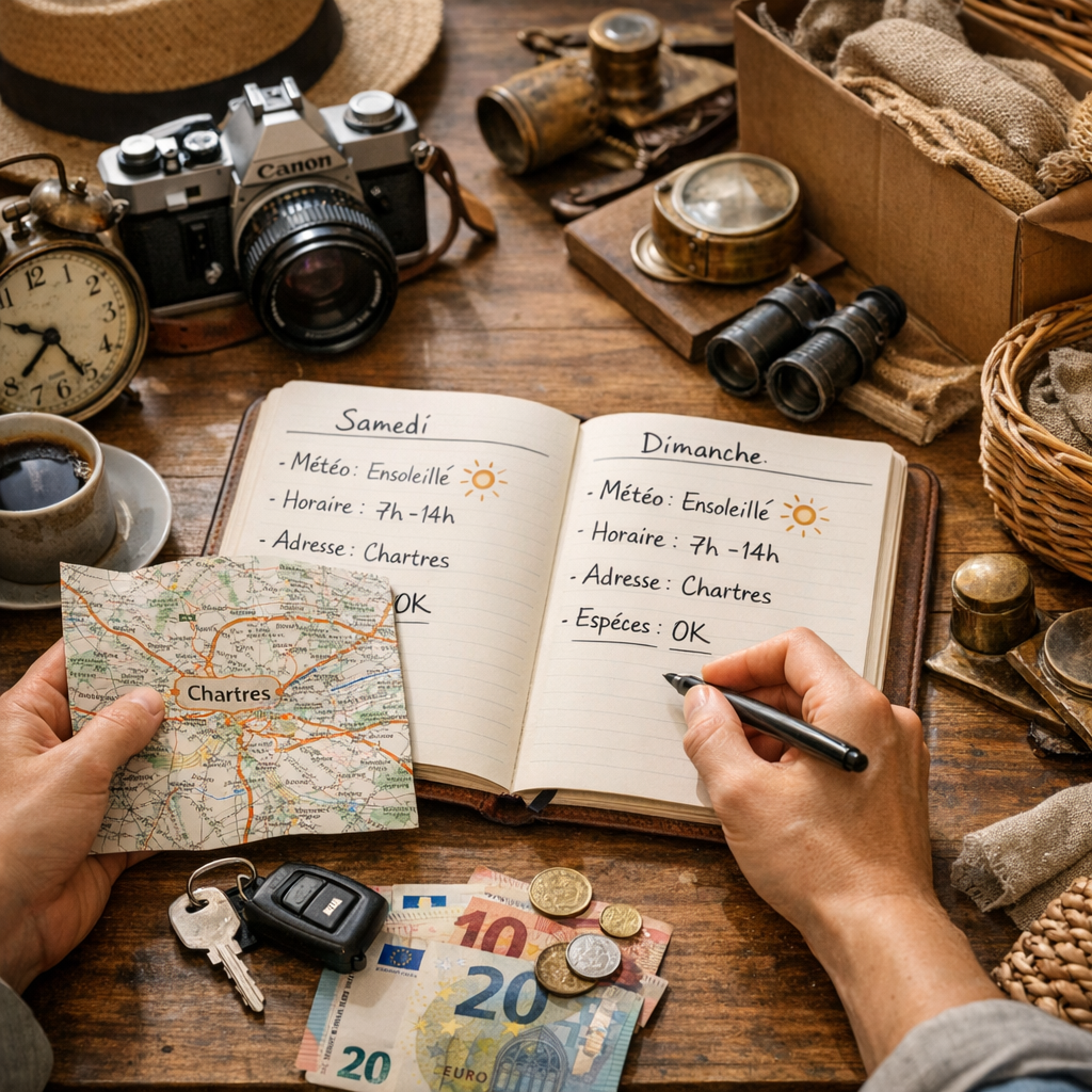 Samedi et dimanche : ce qu’un bon agenda brocante doit vérifier avant de vous faire partir