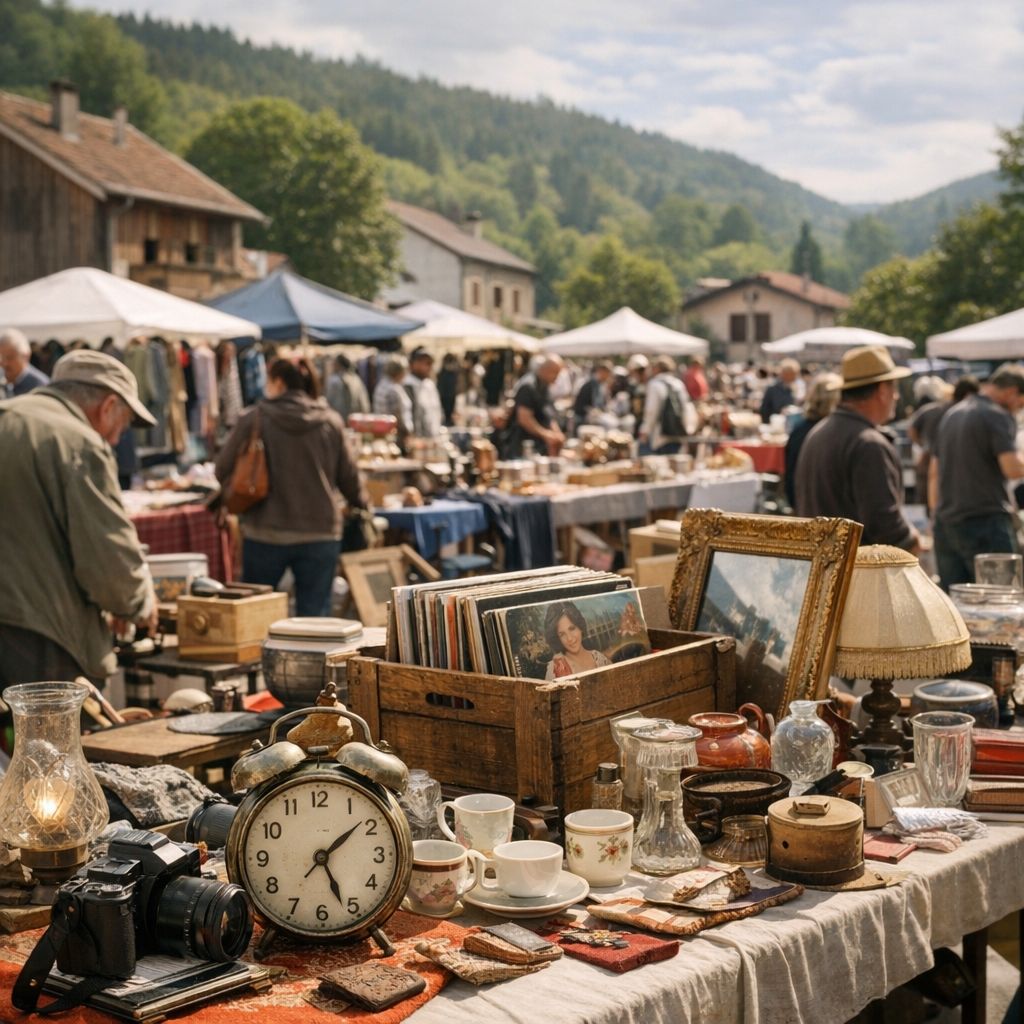 Où chiner dans les Vosges ce week-end si je cherche une brocante vraiment active et pas seulement un agenda recopié ?