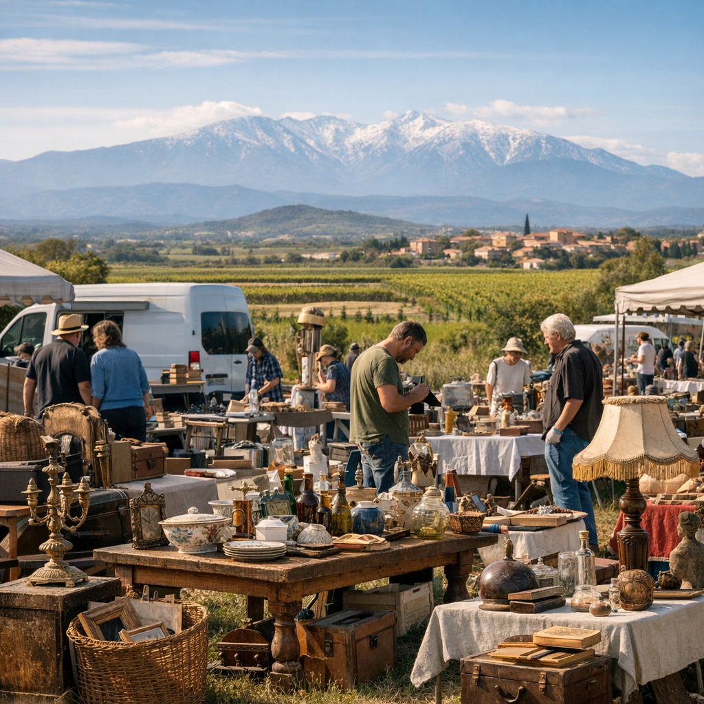 Perpignan et alentours : pourquoi une brocante “aujourd’hui” peut en réalité être hors de la ville