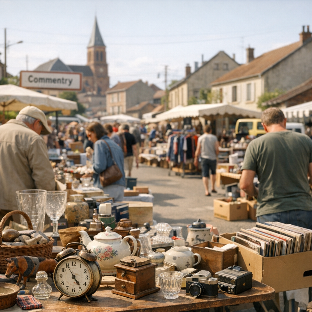 Y a-t-il une brocante à Commentry aujourd’hui ?
