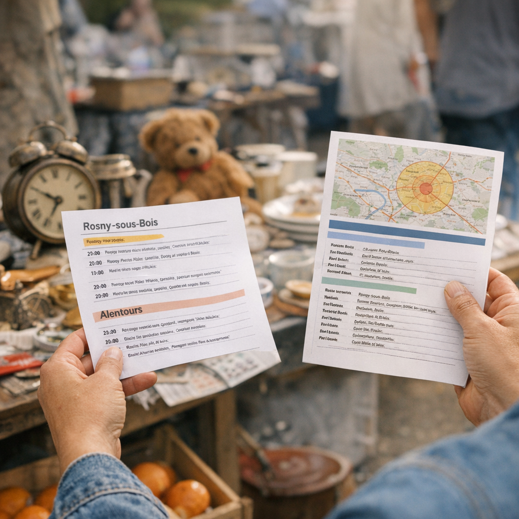 Rosny-sous-Bois et alentours : comment lire les agendas sans confondre commune et rayon élargi