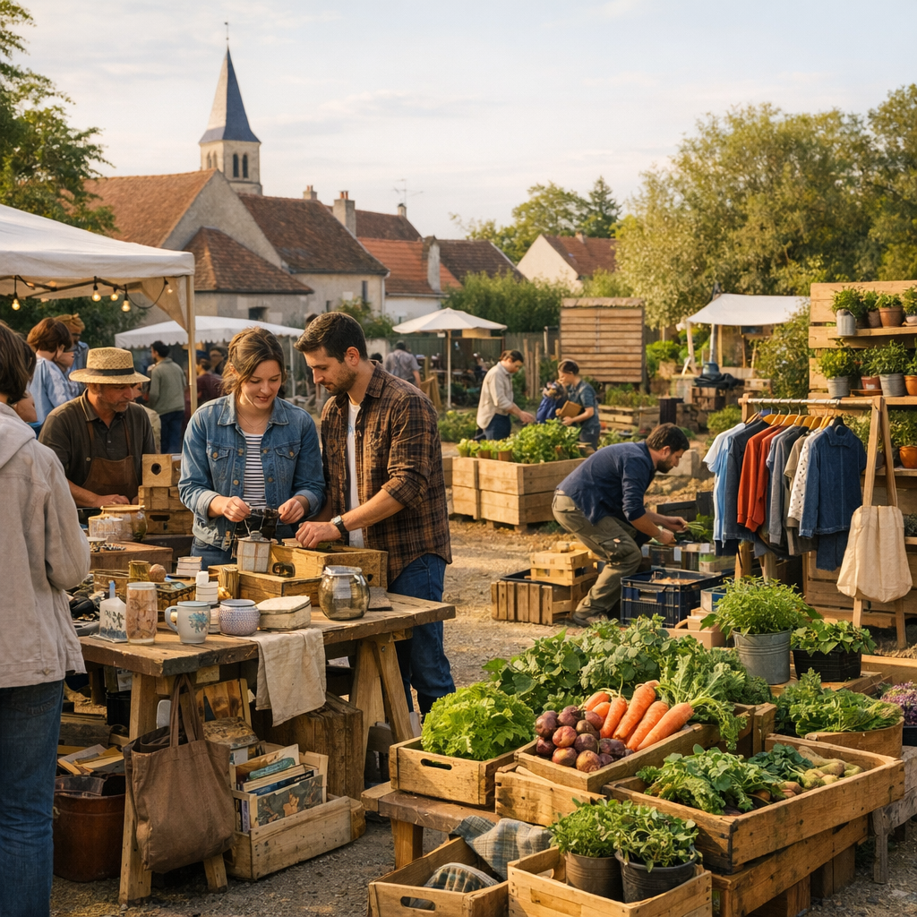 Un rendez-vous associatif durable, plus qu’une simple brocante de commune