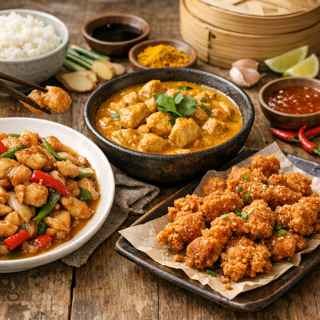 Sauté de poulet, curry, frit croustillant : comment choisir la bonne famille de recette