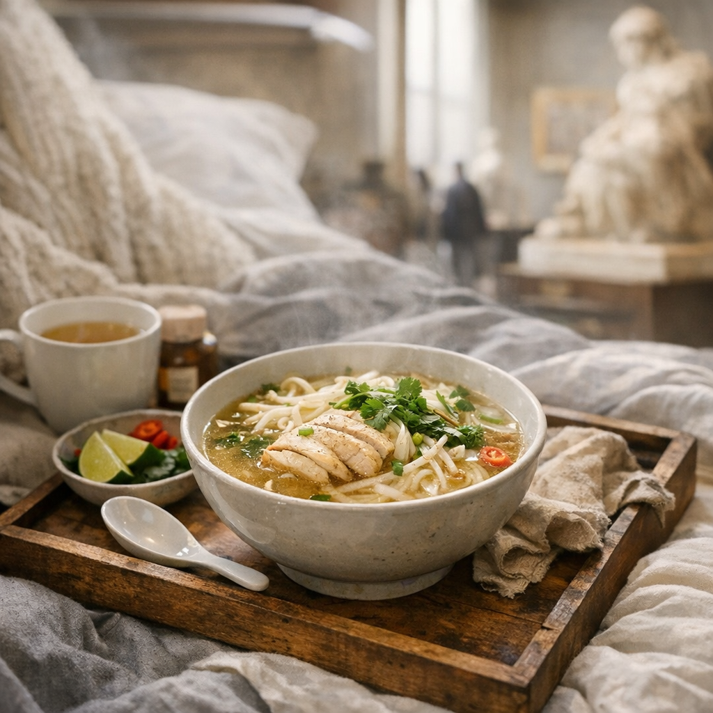 Pourquoi le phở gà compte culturellement : convalescence, hiver, musée