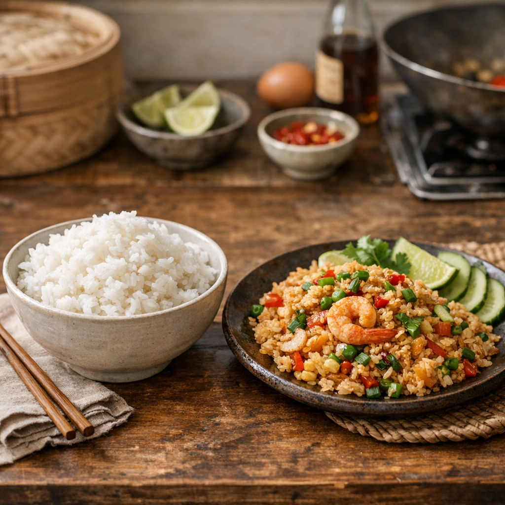 Riz nature ou riz sauté : ne faites pas la même cuisson