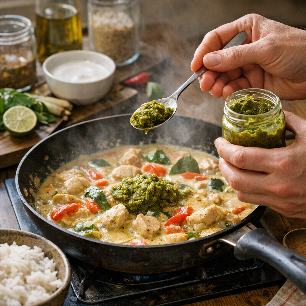 Quand mettre le curry dans un plat ?