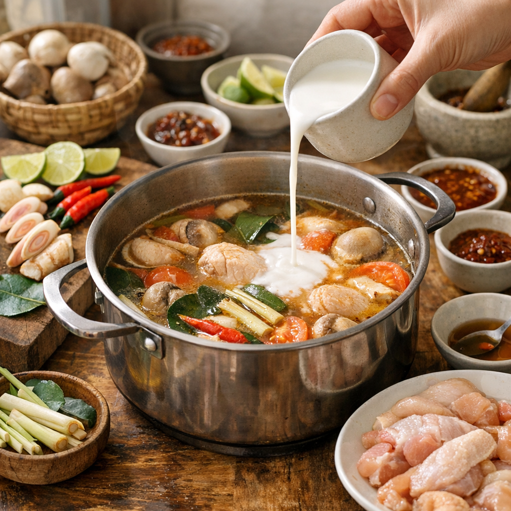 Comment faire un bouillon Tom Yum ?