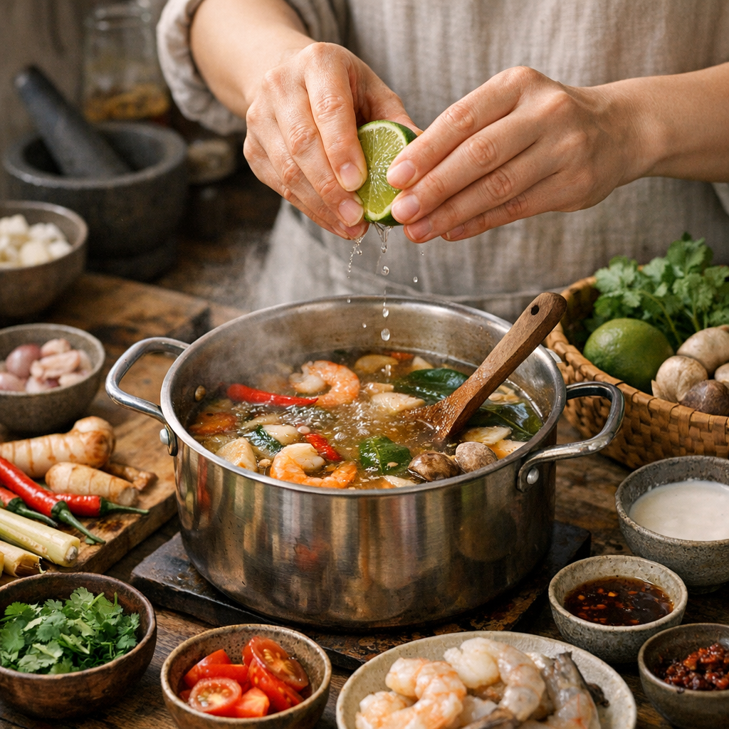 Comment faire un bouillon Tom Yum ?
