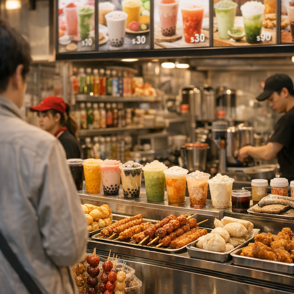 Quand un kiosque ou une chaîne très franchisée vend des boissons et snacks chinois à bas prix, est-ce encore de la stree