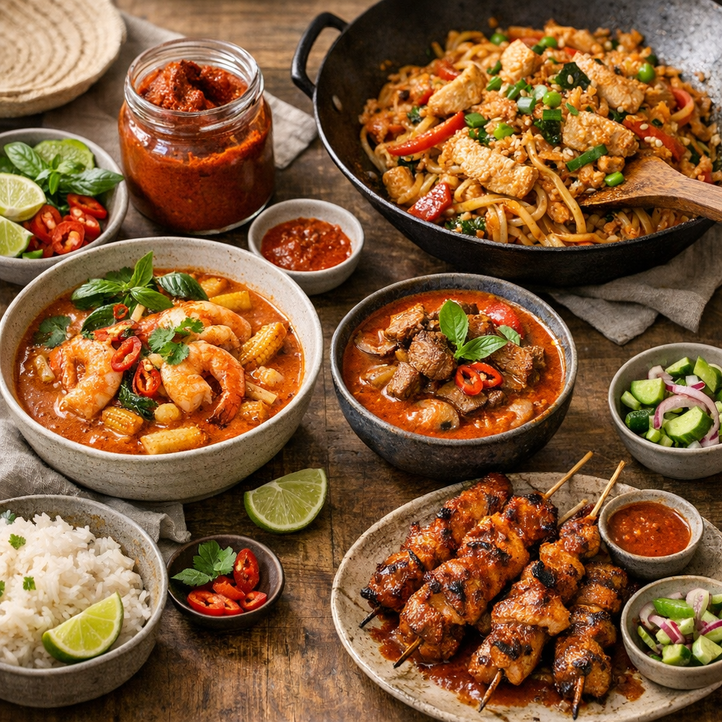 Dans quels plats utiliser le curry rouge ? Des usages concrets bien au-delà du curry coco