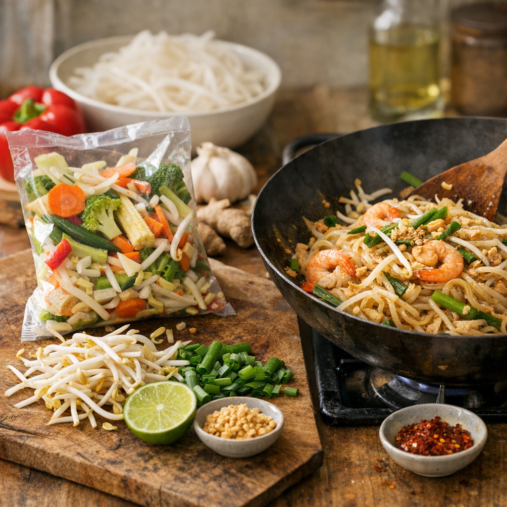 Pourquoi les listes de légumes “spécial wok” ratent souvent le pad thaï
