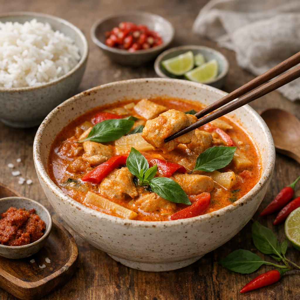 Le curry rouge est-il forcément piquant ? Non, et c’est là que beaucoup se trompent