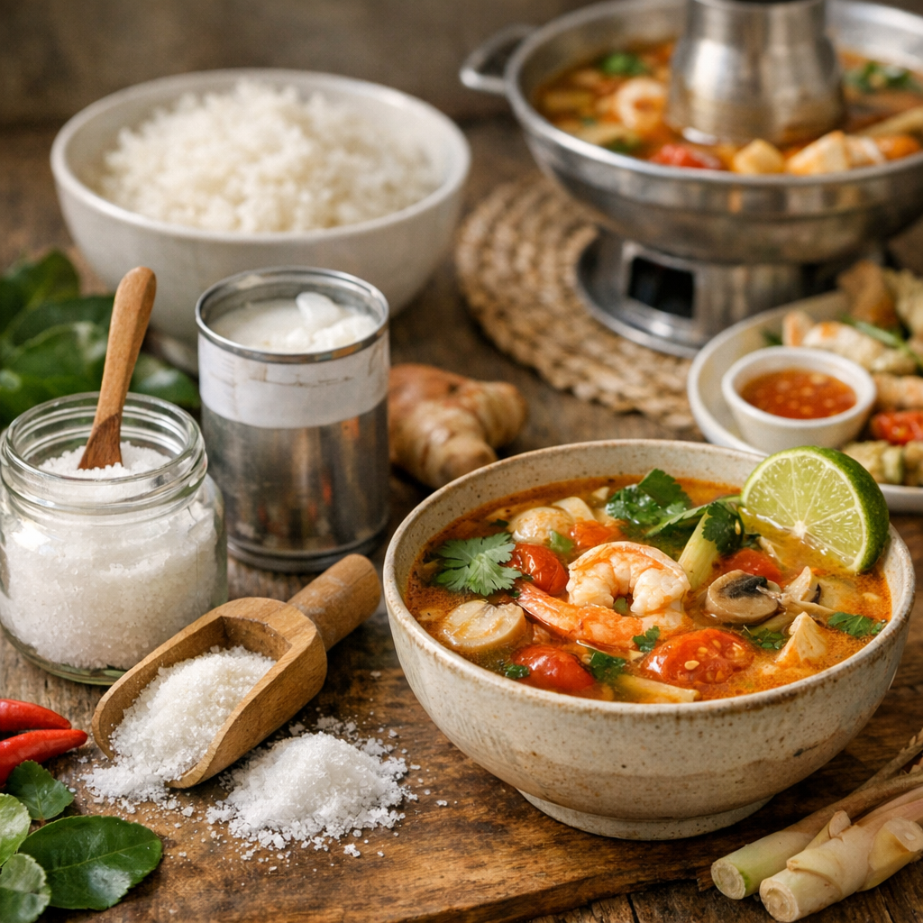 Les vrais points de vigilance : sel, sucre, lait de coco et versions restaurant