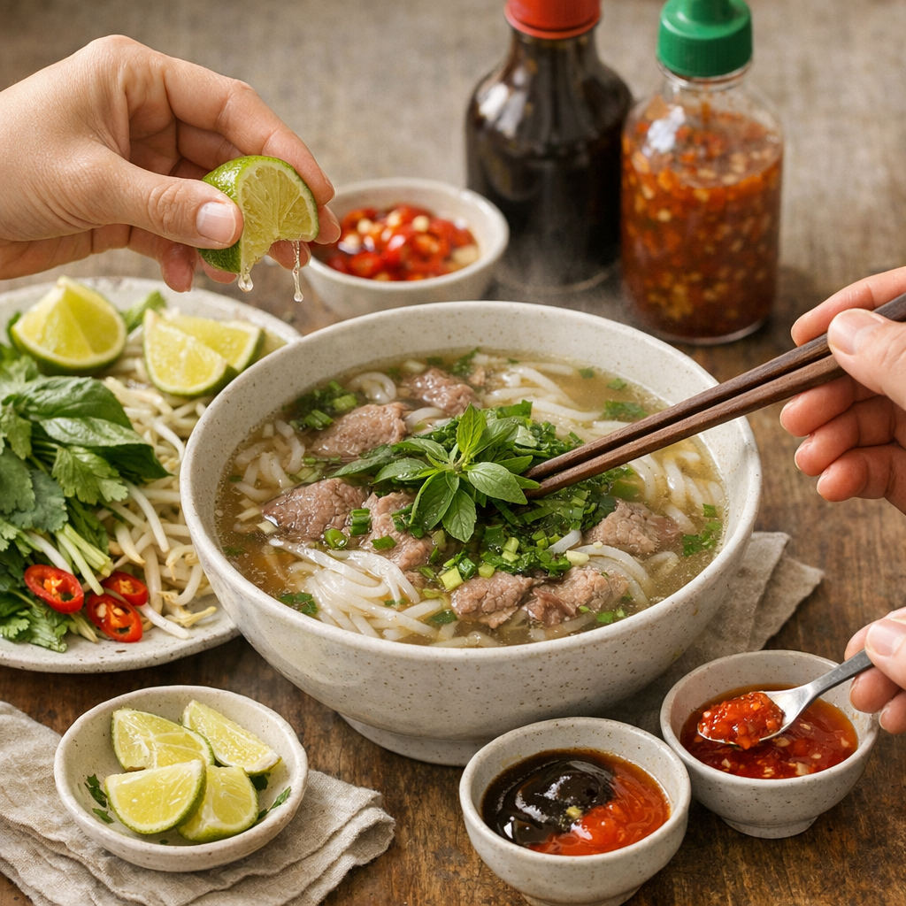 Herbes, citron, sauces : comment ajuster sans écraser le bol