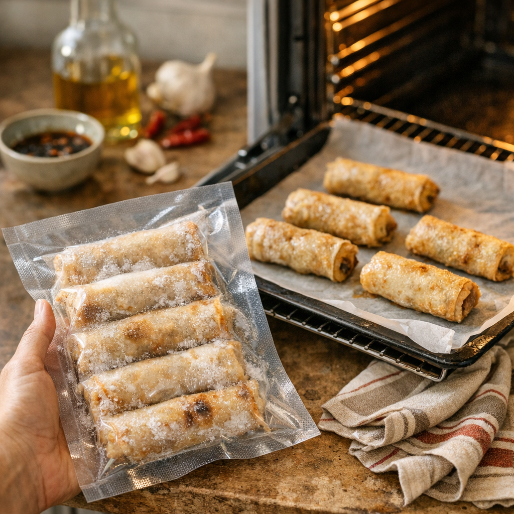 Peut-on congeler des nems sous vide ?