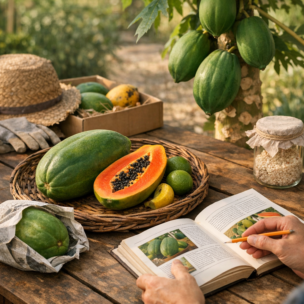 Ce que l'on peut affirmer sans broder : fruit, agriculture et cadre de lecture