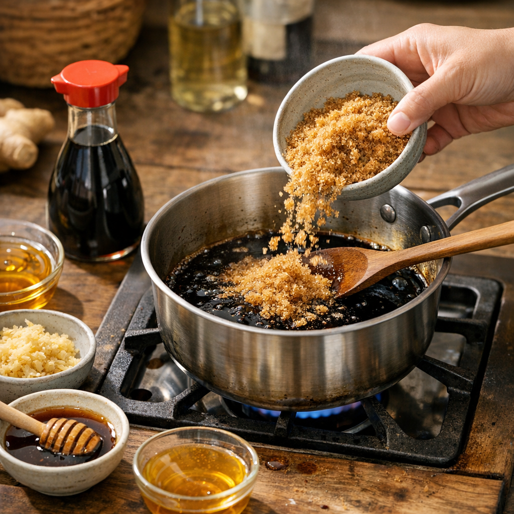 Comment faire de la sauce soja sucrée