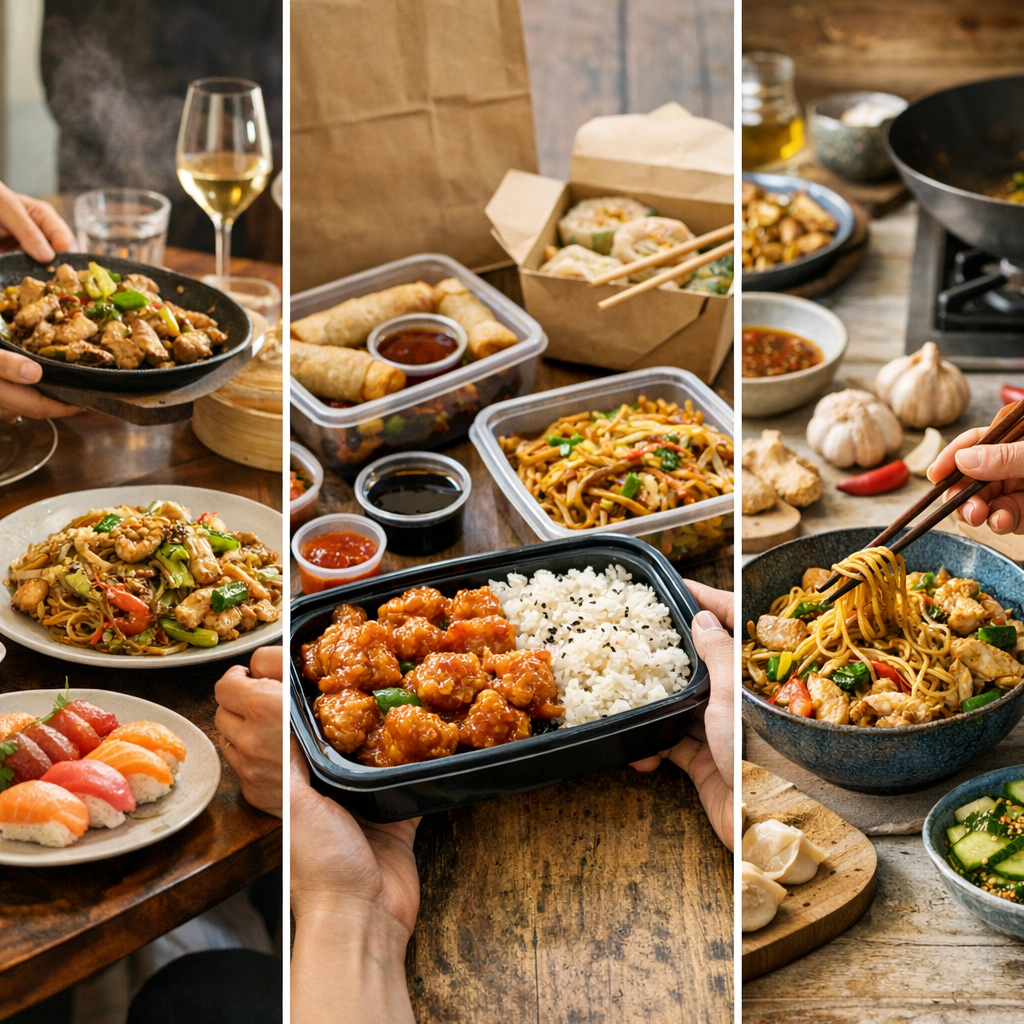Quel plat choisir selon l’usage : restaurant, livraison ou cuisine maison