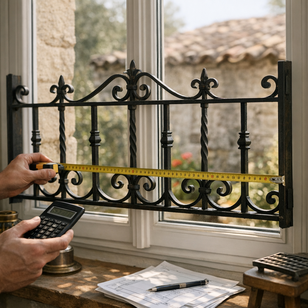 Prix d'une grille de fenêtre : ce que montrent les sources disponibles