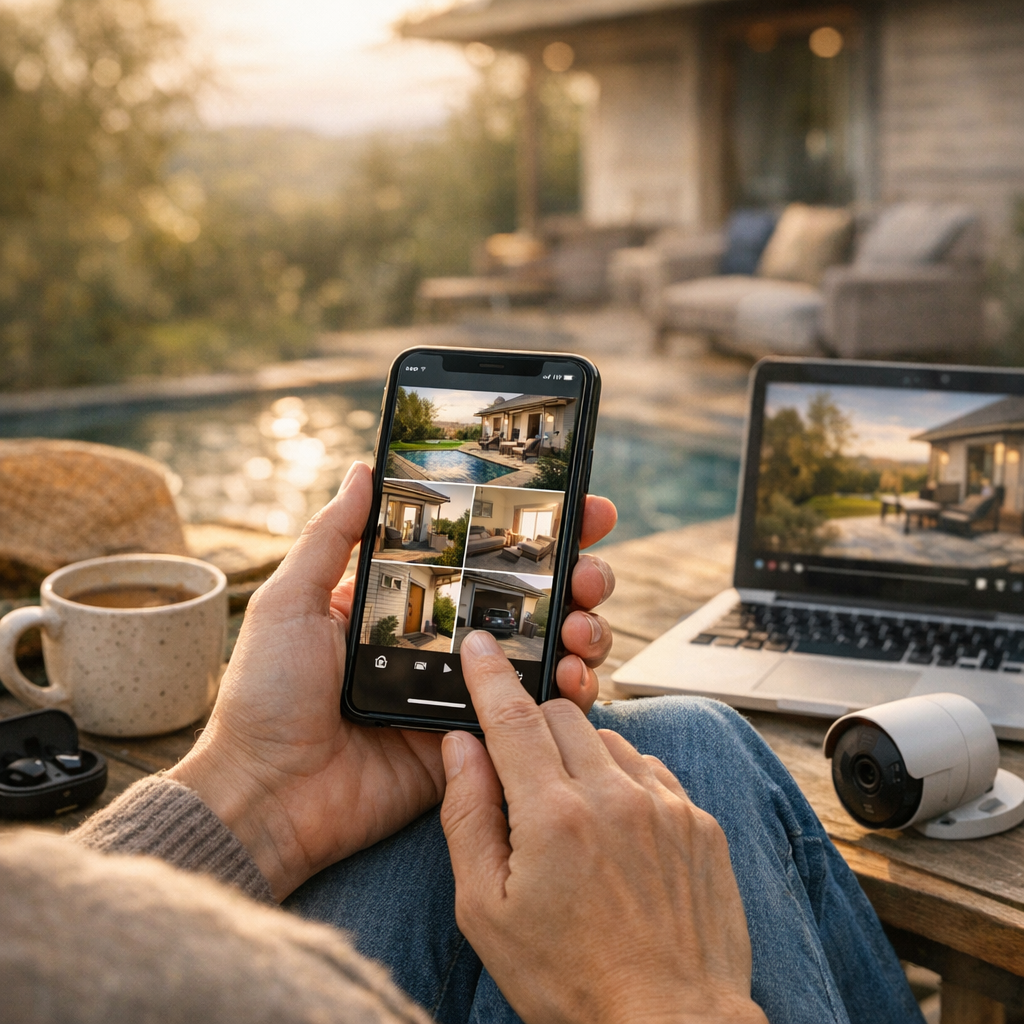 Accès mobile, tout le temps et partout ? Comment surveiller sa maison à distance