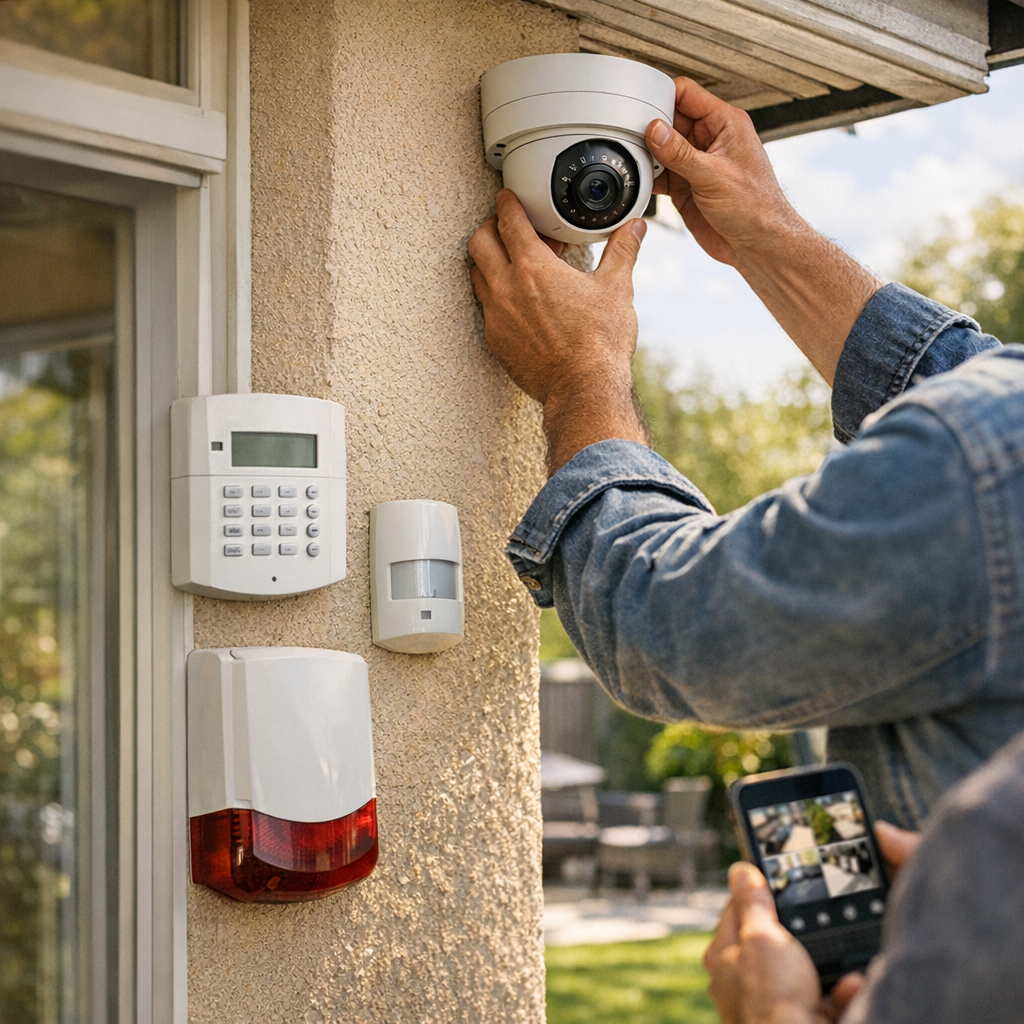 Alarmes, caméras, télésurveillance : utiles, mais seulement si elles corrigent une vraie faille