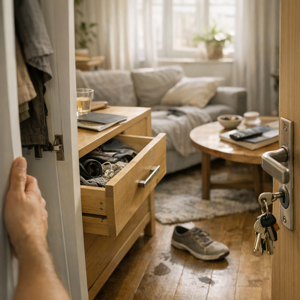 Quels sont les signes discrets qu’un appartement a été “testé” pendant votre absence, et que vérifier au retour ?