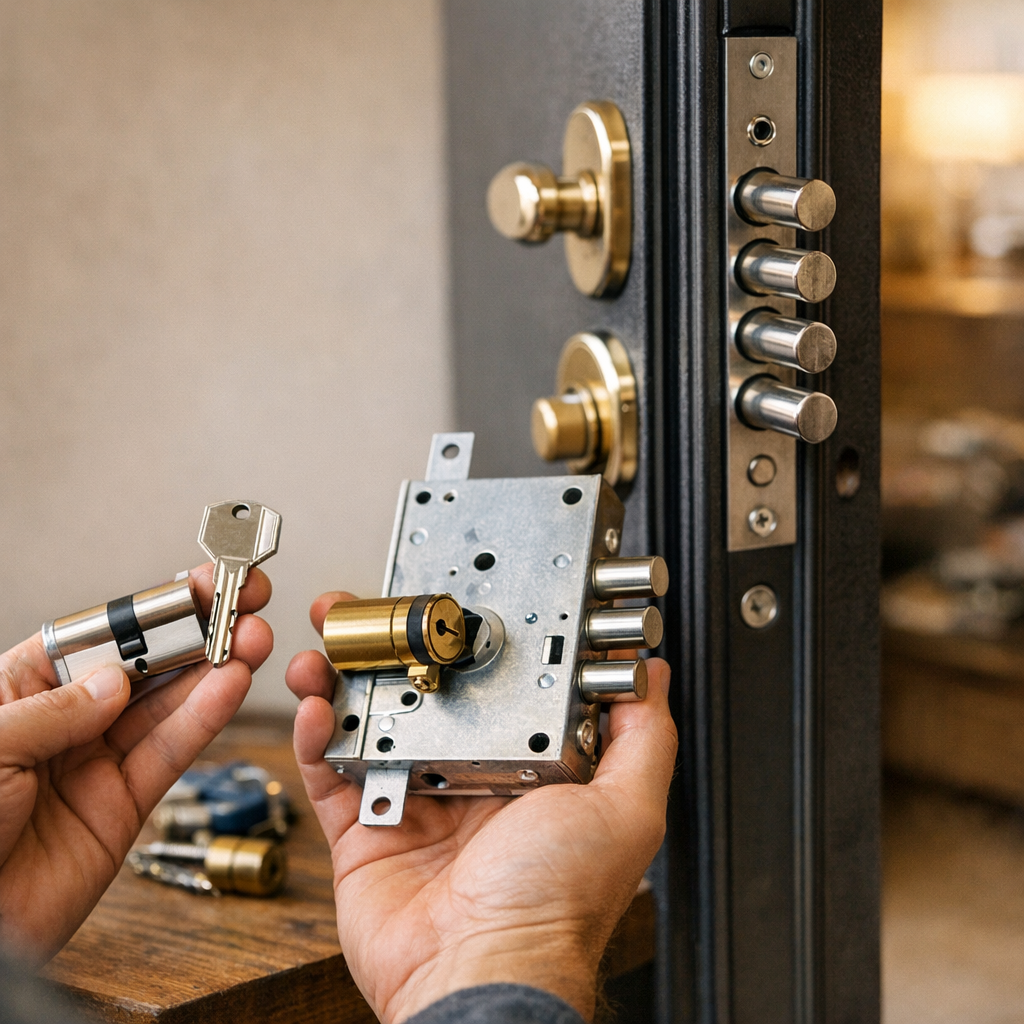 Clé de porte blindée, cylindre ou serrure complète : à quel moment faut-il basculer ?