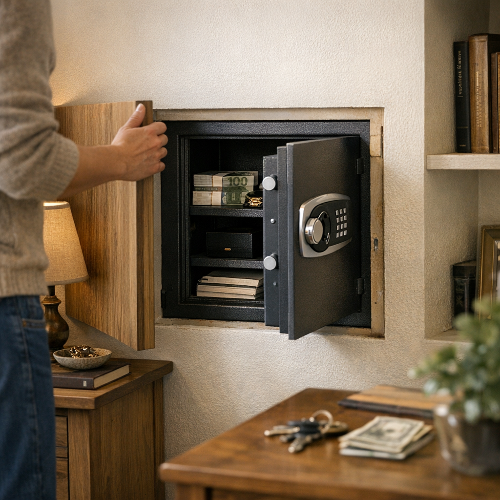Faut-il vraiment cacher un coffre-fort dans une maison ?